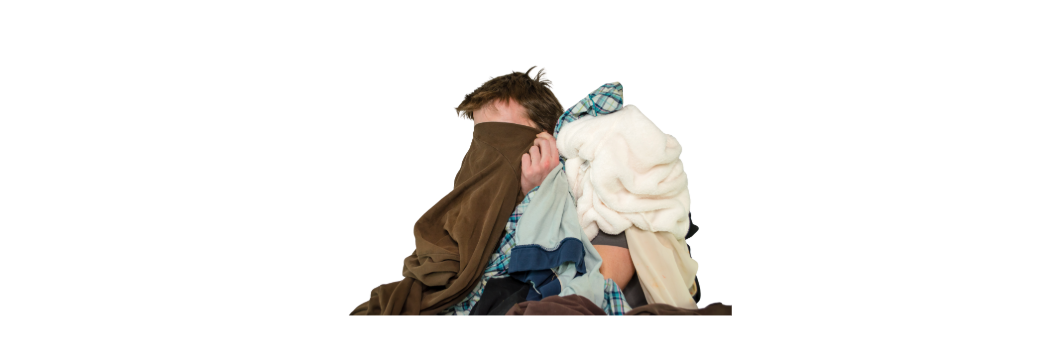 defendants hide in the darnedest places - even under dirty laundry